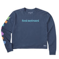 Women's Food Motivated Long Sleeve Crusher Boxy Tee product image 1