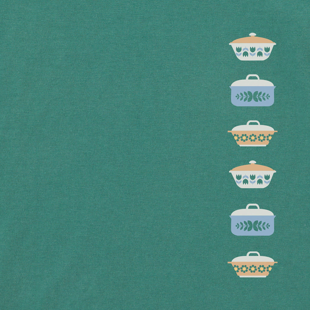 Women's Retro Casserole Dishes Long Sleeve Crusher Boxy Tee product image 3