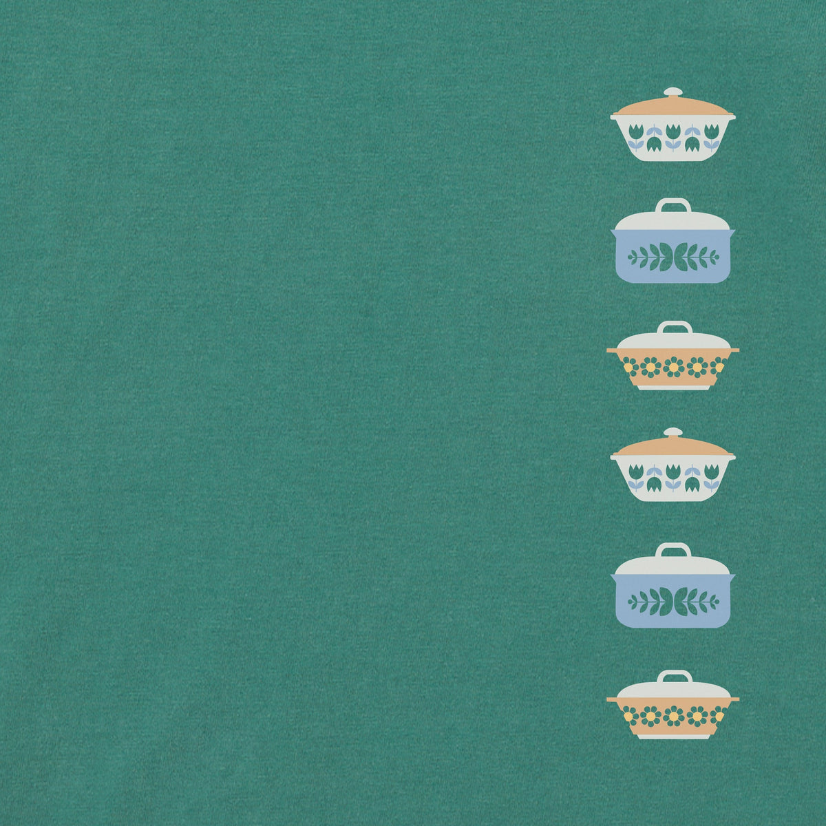 Women's Retro Casserole Dishes Long Sleeve Crusher Boxy Tee product image 3
