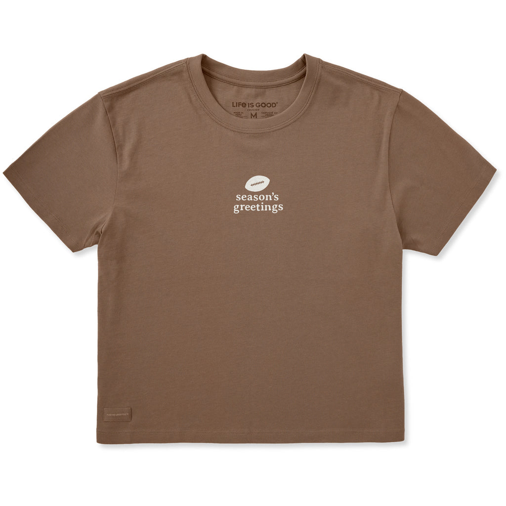 Women's Football Season's Greetings Short Sleeve Crusher product image 1