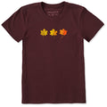 Women's Fall Leaf Group Short Sleeve Crusher Tee product image 1