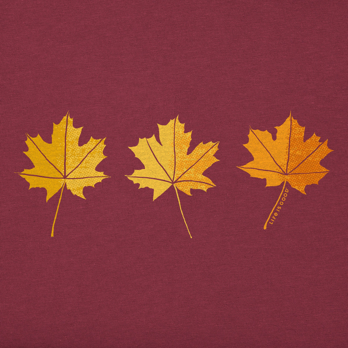 Women's Fall Leaf Group Long Sleeve Crusher Vee product image 2