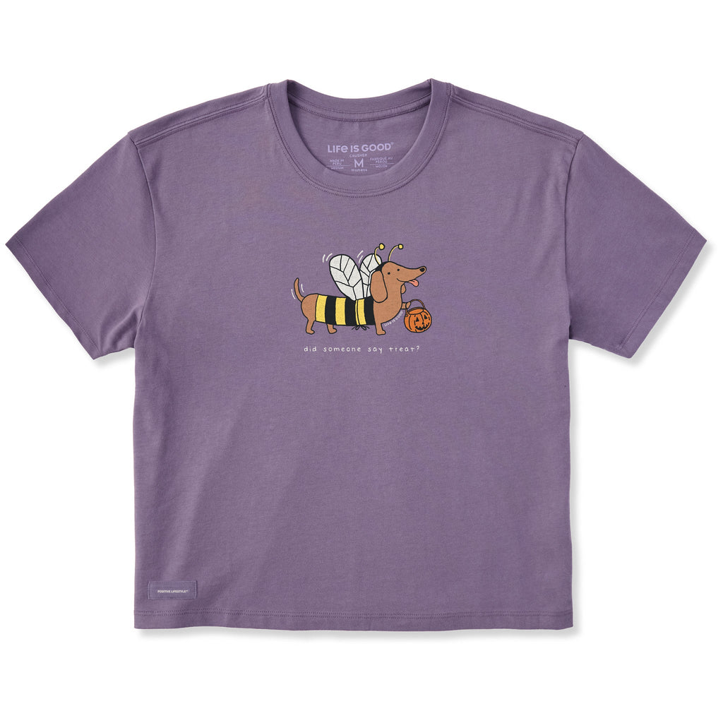 Women's Did Someone Say Treat Bee Dachshund Short Sleeve product image 1