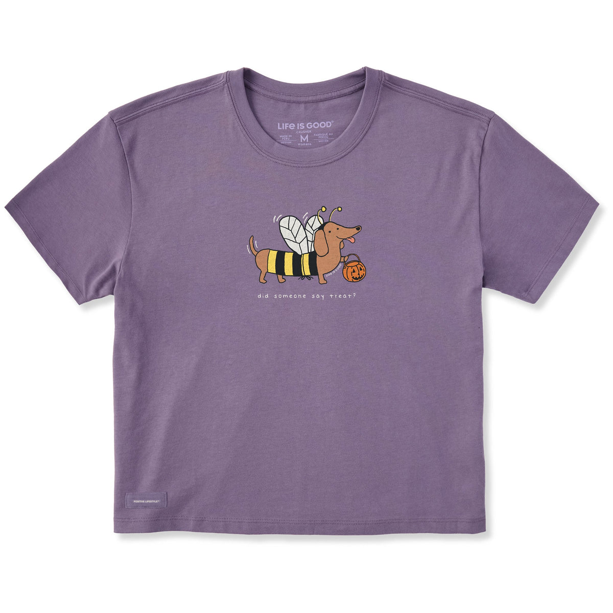 Women's Did Someone Say Treat Bee Dachshund Short Sleeve product image 1