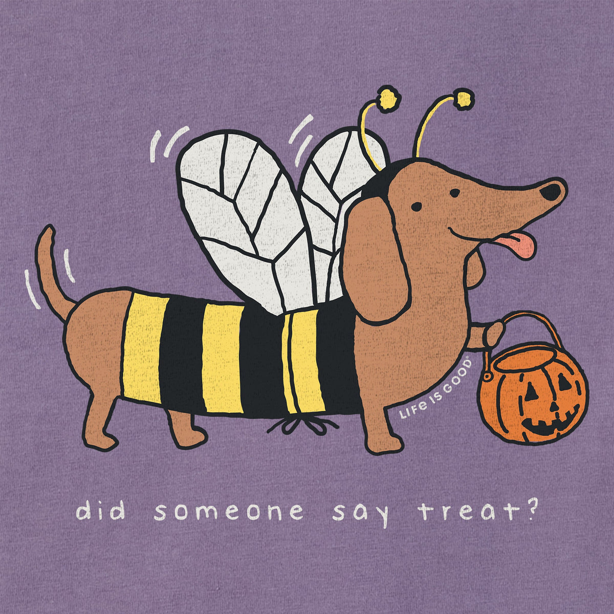 Women's Did Someone Say Treat Bee Dachshund Short Sleeve product image 2