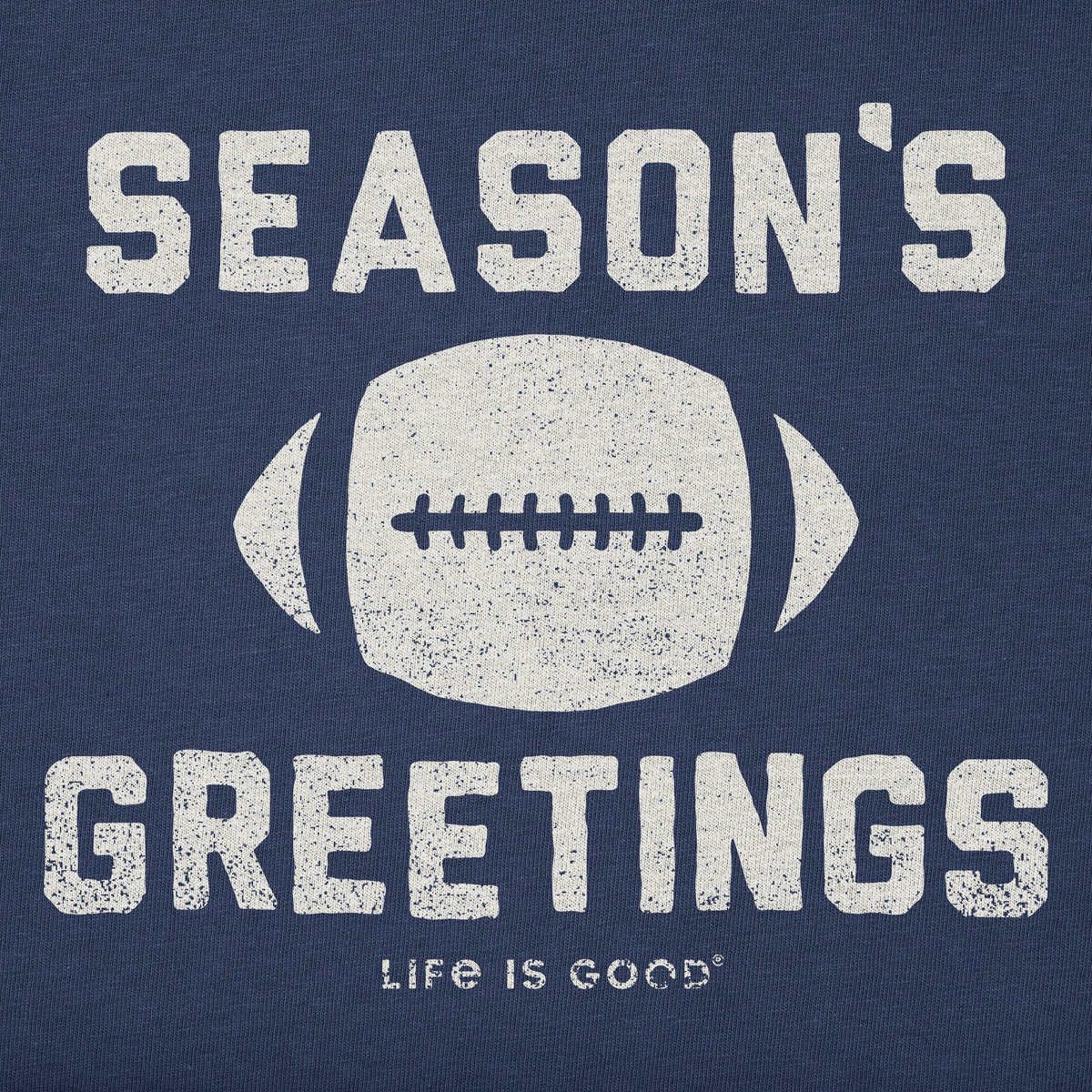 Women's Season's Greetings Football Short Sleeve Crusher product image 2