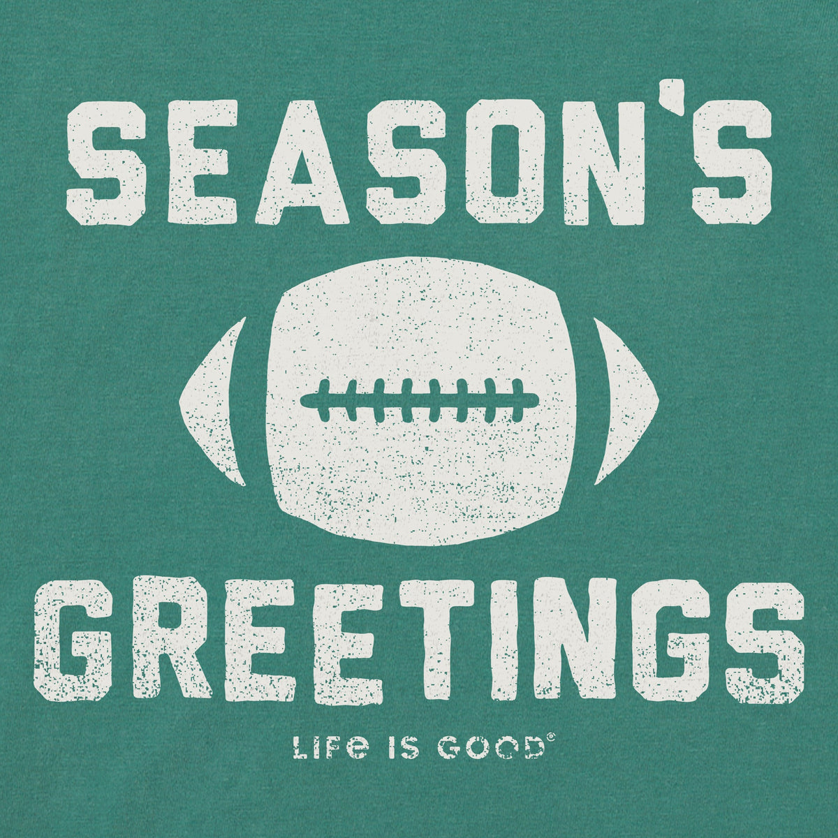 Kids Season's Greetings Football Long Sleeve Crusher Tee product image 2
