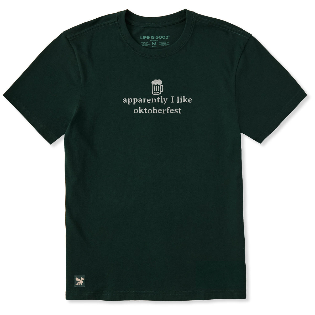 Men's Apparently I Like Oktoberfest Short Sleeve Crusher Tee