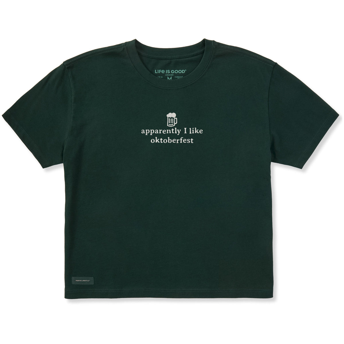 Women's Apparently I Like Oktoberfest Short Sleeve Crusher Boxy Tee