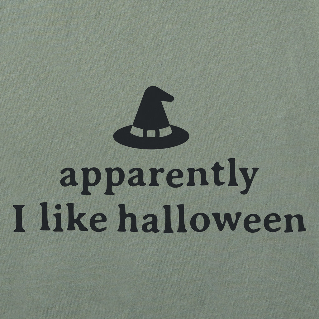 Kids Apparently I Like Halloween Short Sleeve Crusher Tee