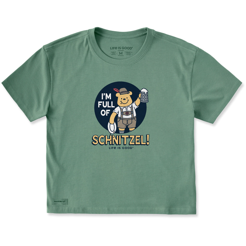 Women's I'm Full of Shnitzel Short Sleeve Crusher Boxy Tee product image 1