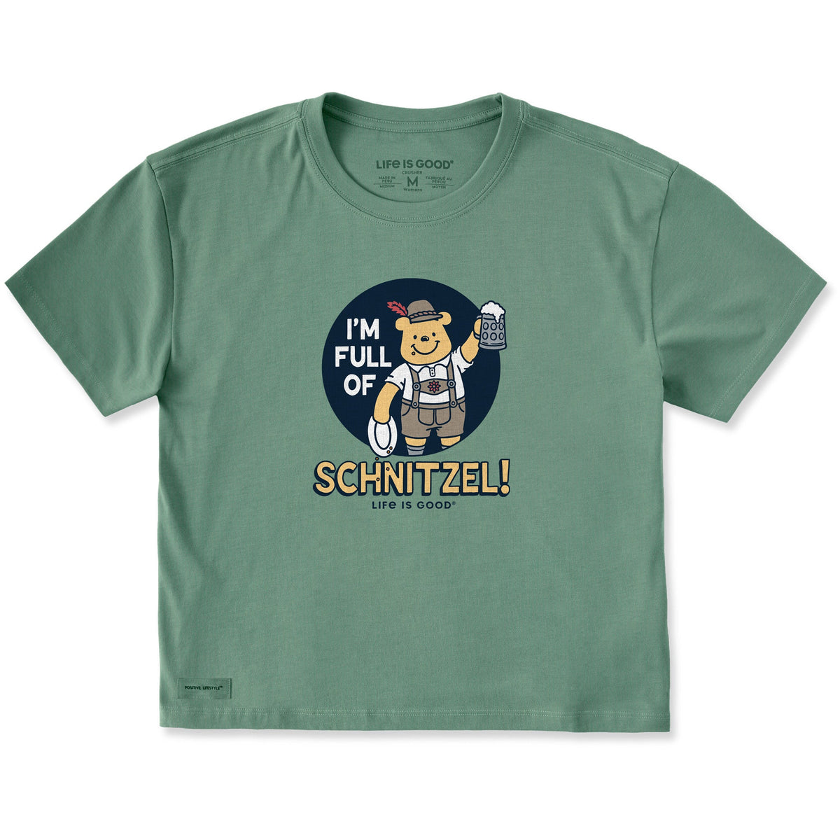 Women's I'm Full of Shnitzel Short Sleeve Crusher Boxy Tee product image 1