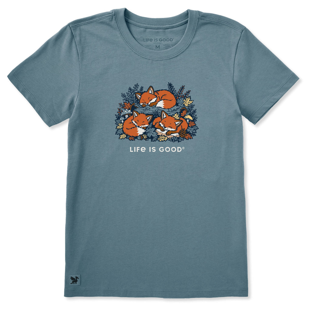Women's Sleeping Foxes Short Sleeve Crusher Tee product image 1