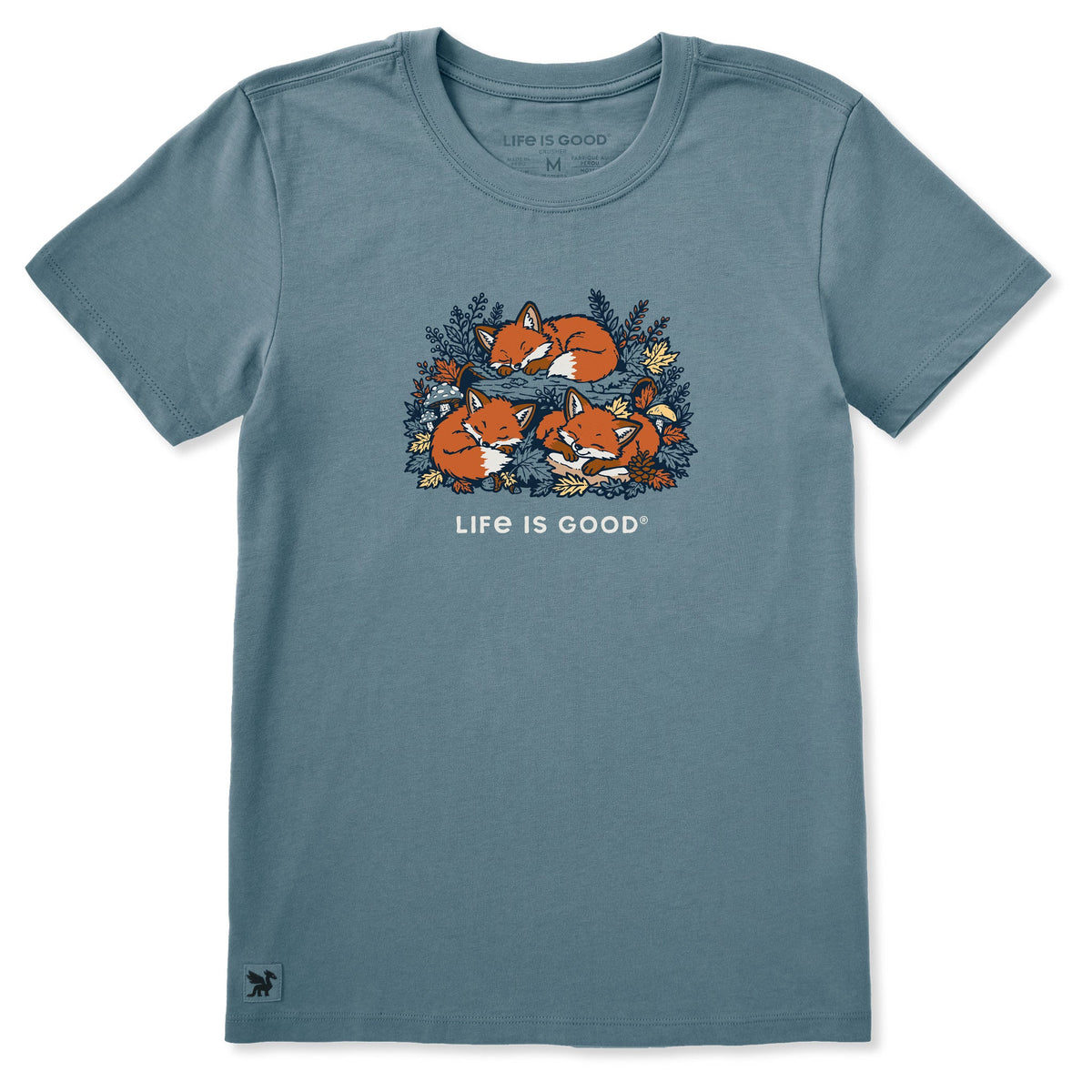 Women's Sleeping Foxes Short Sleeve Crusher Tee product image 1