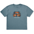 Women's Sleeping Foxes Short Sleeve Crusher Boxy Tee product image 1