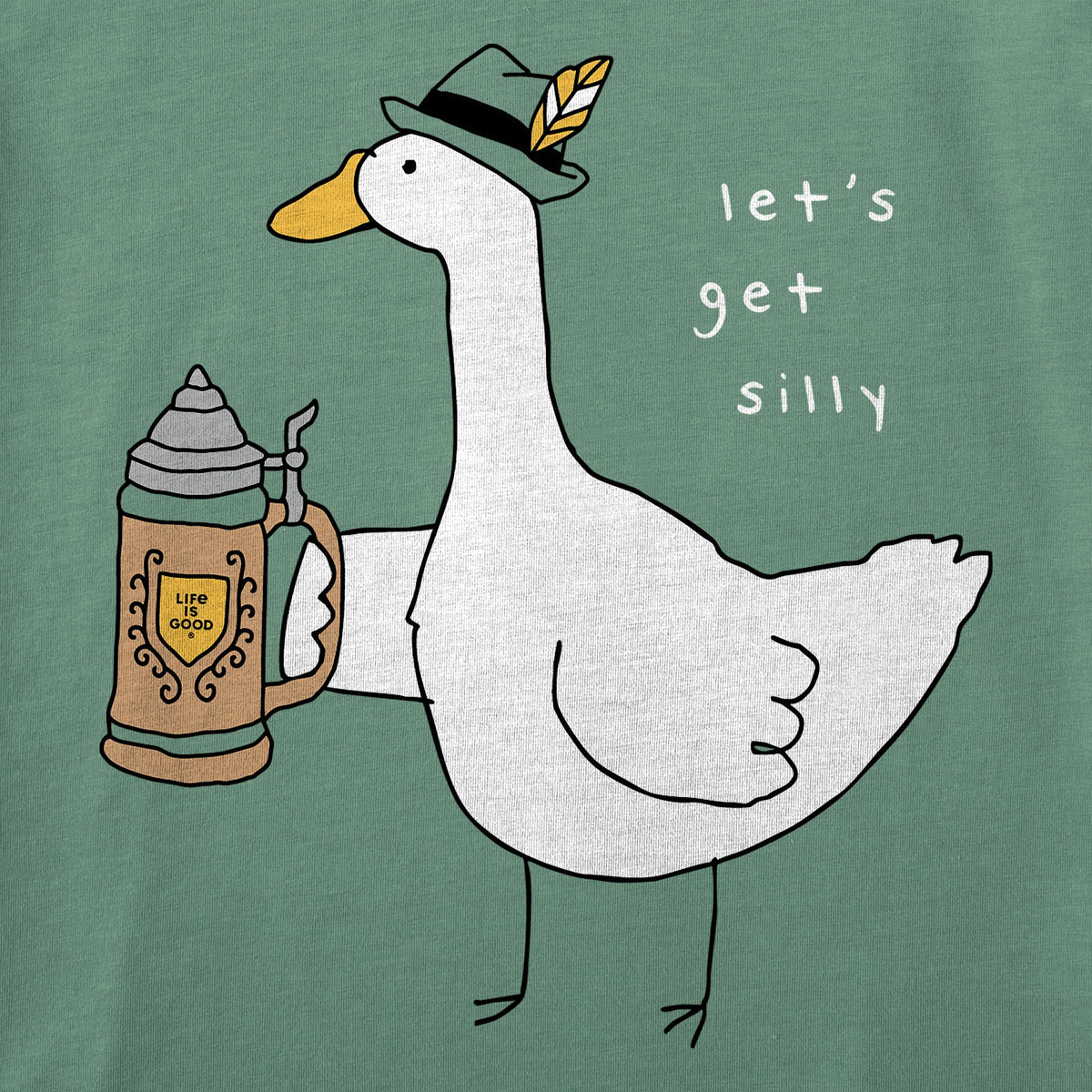 Men's Let's Get Silly Oktoberfest Short Sleeve Crusher Tee