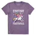 Women's Fantasy Football Unicorn Short Sleeve Crusher Tee product image 1