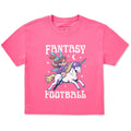 Women's Fantasy Football Unicorn Short Sleeve Crusher Boxy product image 1