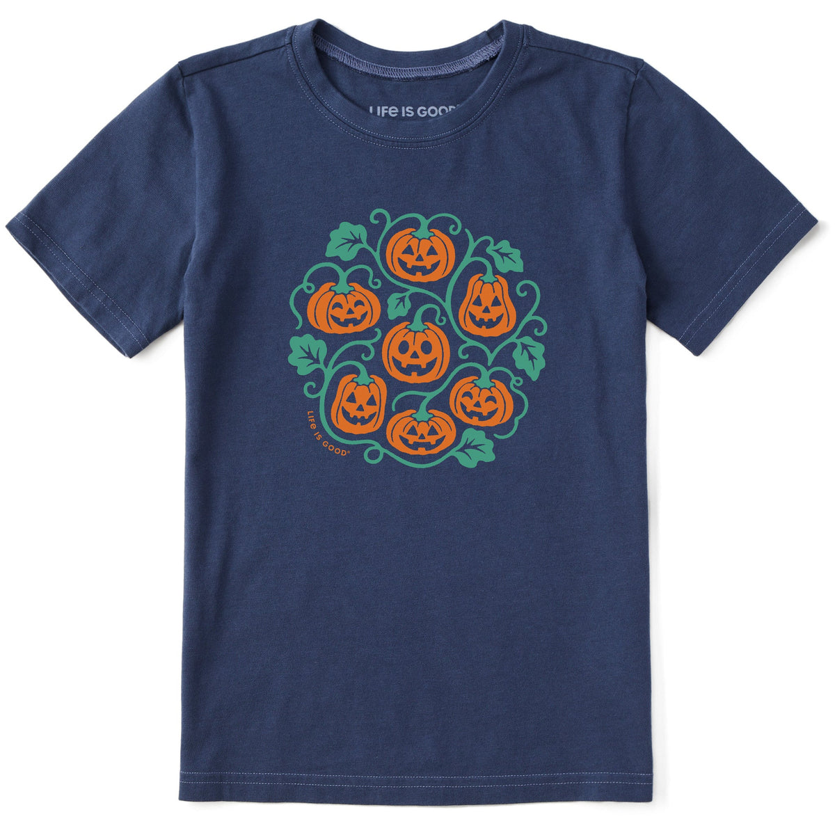 Kids Jack O Lantern Vines Short Sleeve Crusher Tee product image 1