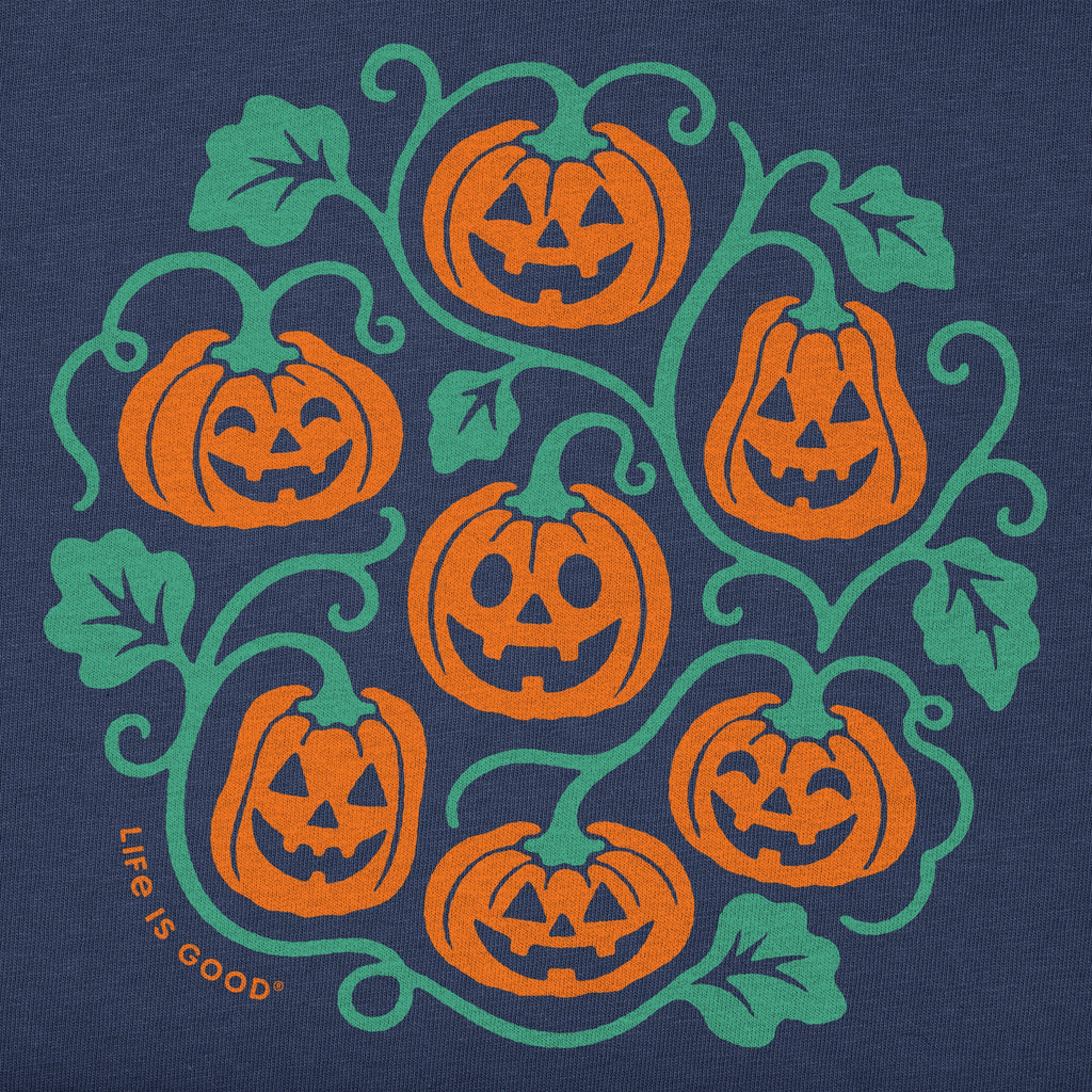 Kids Jack O Lantern Vines Short Sleeve Crusher Tee product image 2