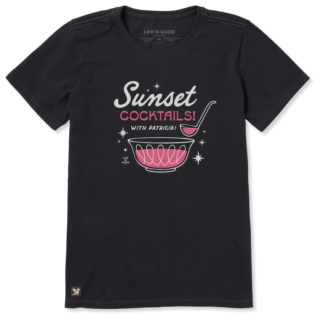 Women's Sunset Cocktails Short Sleeve Crusher Tee product image 1