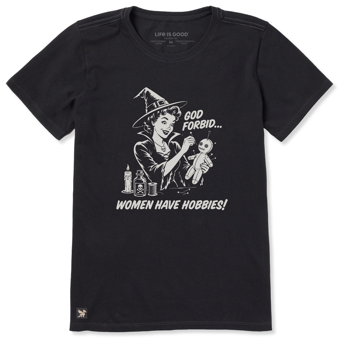 Women's God Forbid Retro Short Sleeve Crusher Tee product image 1