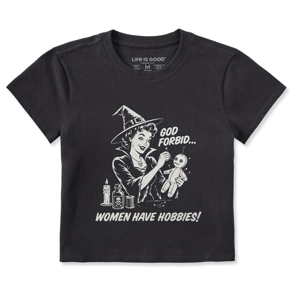 Women's God Forbid Retro Crusher-LITE Shrunken Tee product image 1
