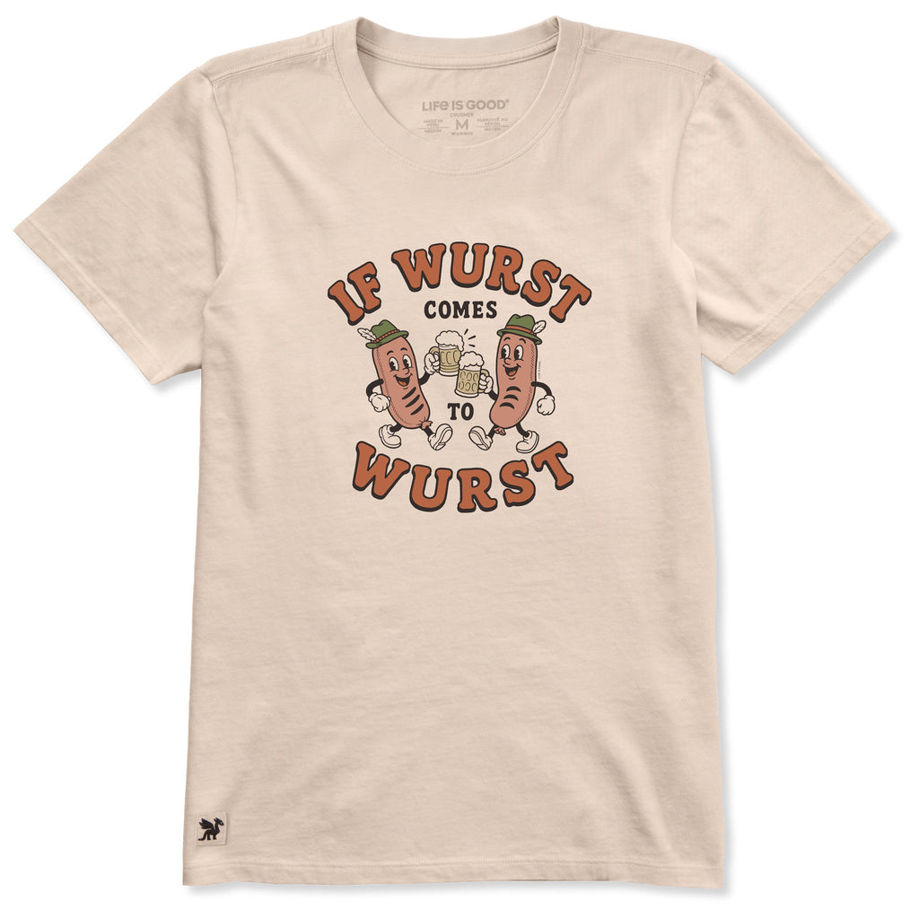 Women's If Wurst Comes to Short Sleeve Crusher Tee product image 1