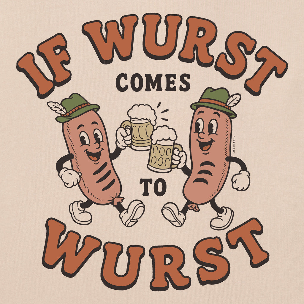 Men's If Wurst Comes to Short Sleeve Crusher Tee product image 4