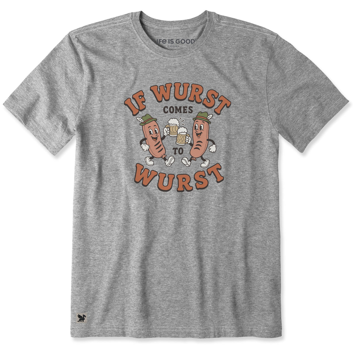 Men's If Wurst Comes to Short Sleeve Crusher Tee product image 1