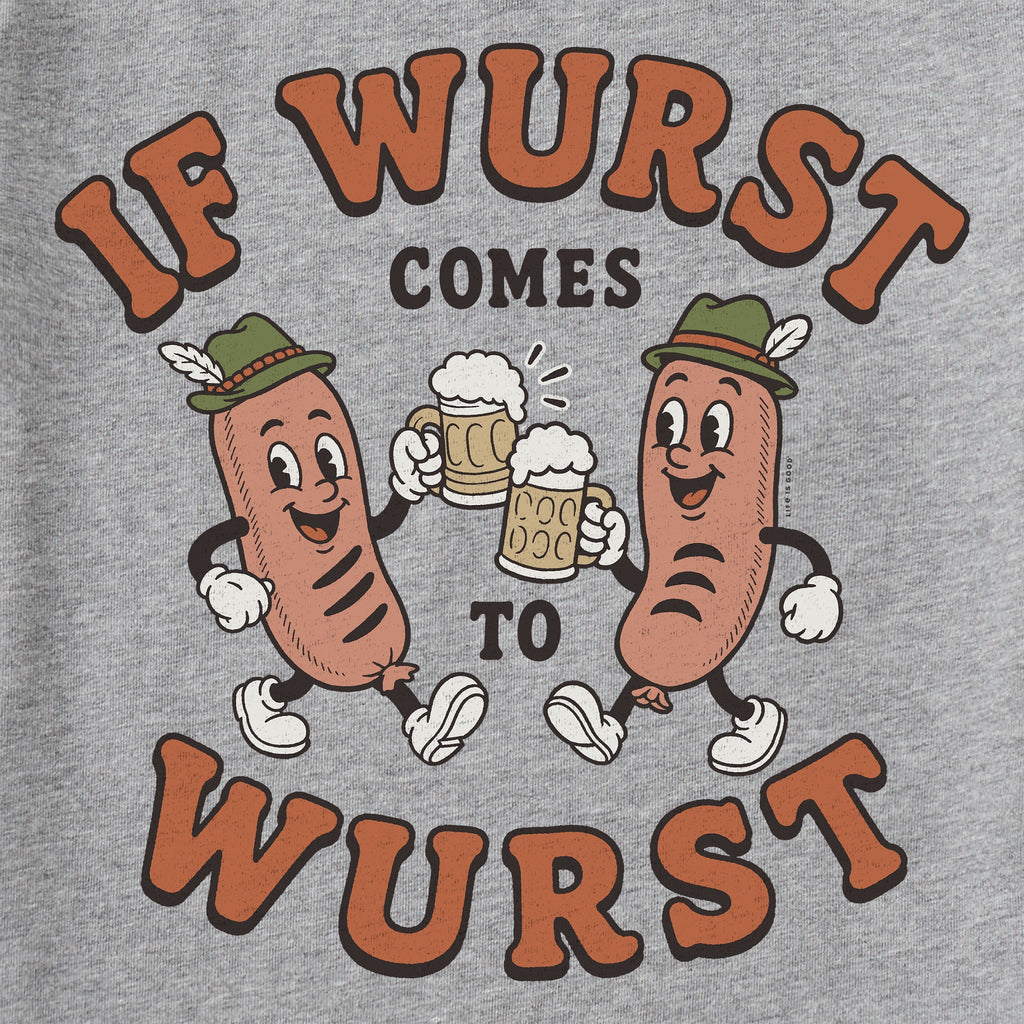 Men's If Wurst Comes to Short Sleeve Crusher Tee product image 2