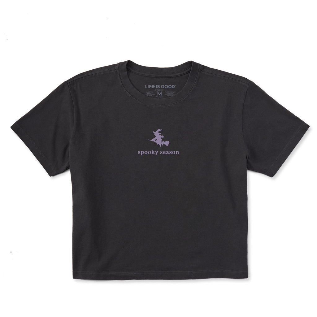 Women's Spooky Season Short Sleeve Crusher Boxy Tee