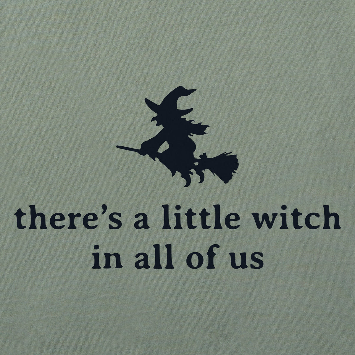 Women's There's a Little Witch in All of Us Short Sleeve Crusher Tee