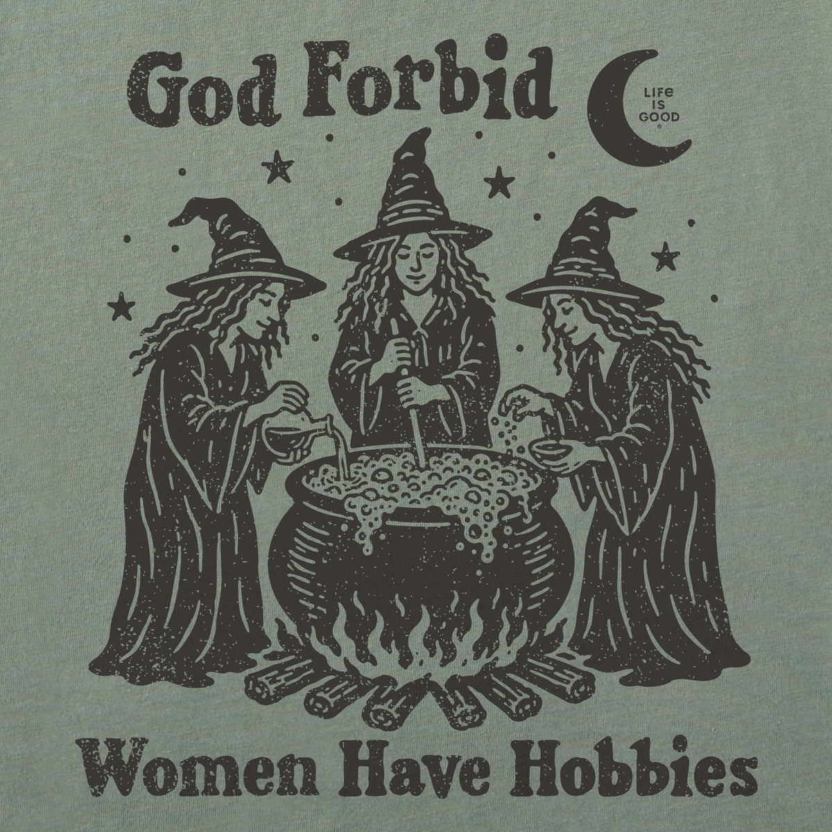 Women's God Forbid Witches Have Hobbies Short Sleeve product image 2