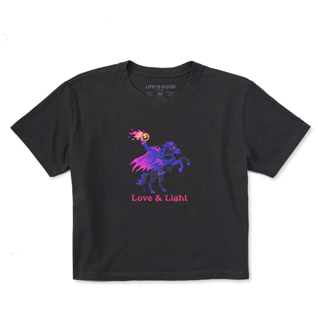 Women's Love and Light Headless Short Sleeve Crusher Boxy product image 1