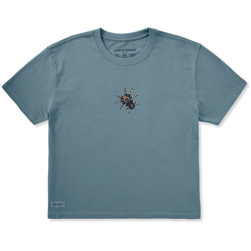 Women's Spooky Spider Short Sleeve Crusher Boxy Tee product image 1