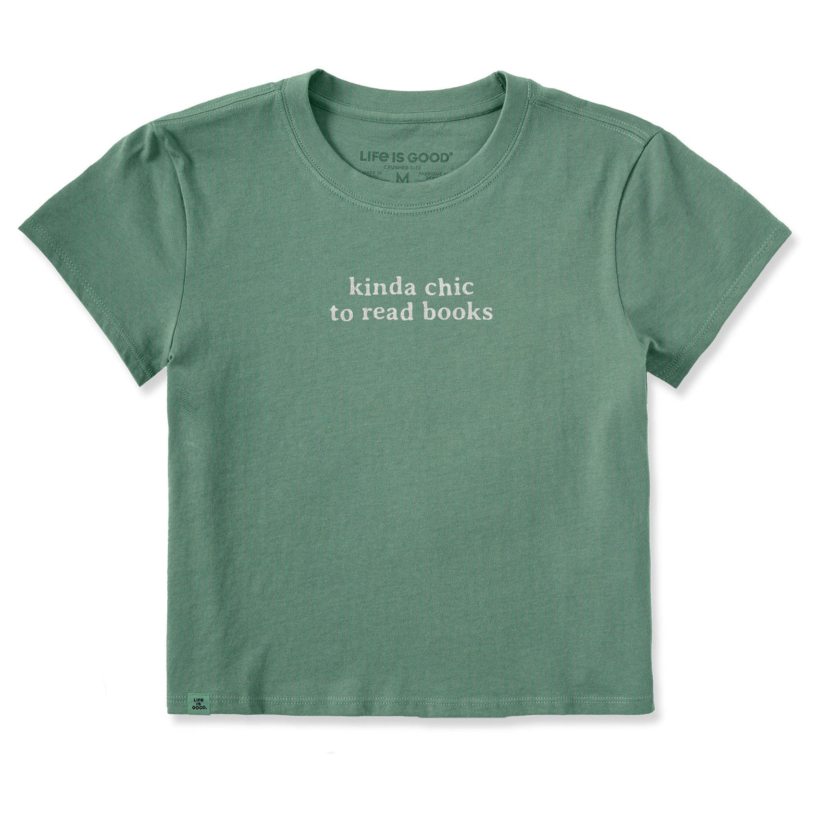 Women's Kinda Chic to Read Books Crusher-LITE Shrunken Tee product image 1