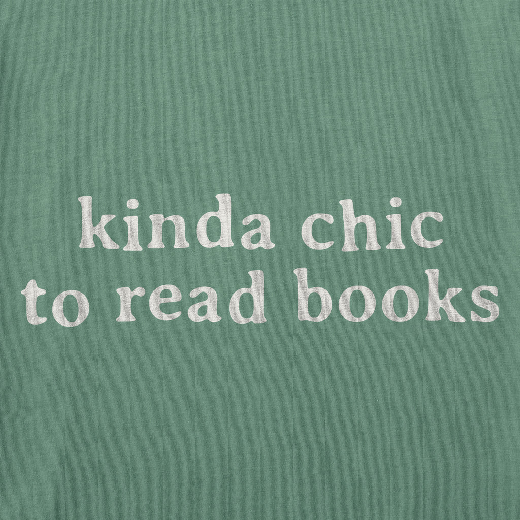 Women's Kinda Chic to Read Books Crusher-LITE Shrunken Tee product image 2
