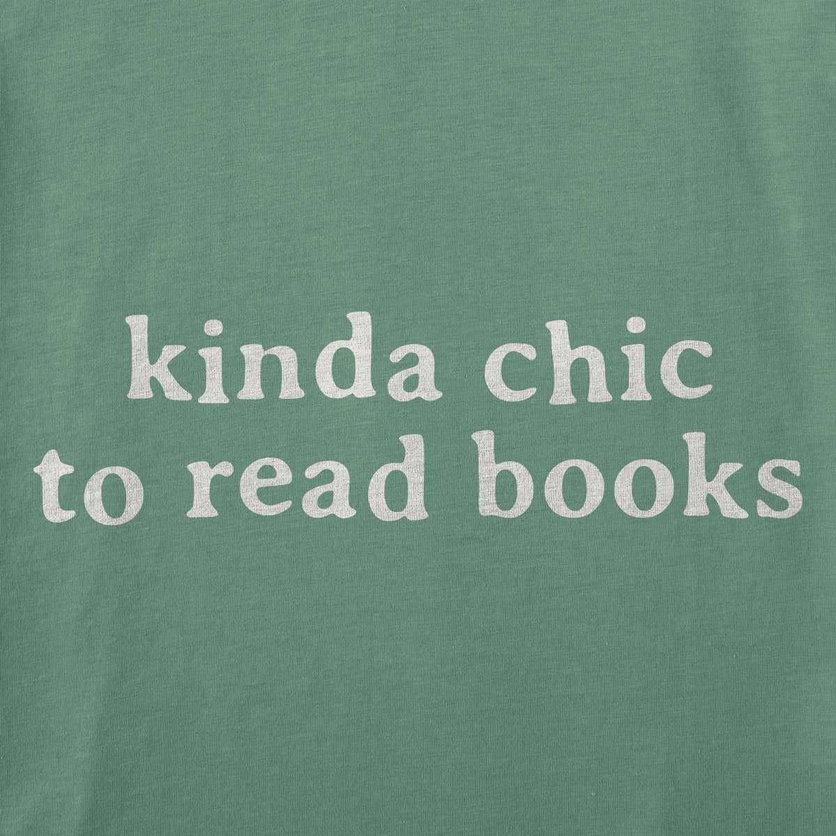 Women's Kinda Chic to Read Books Crusher-LITE Shrunken Tee product image 2