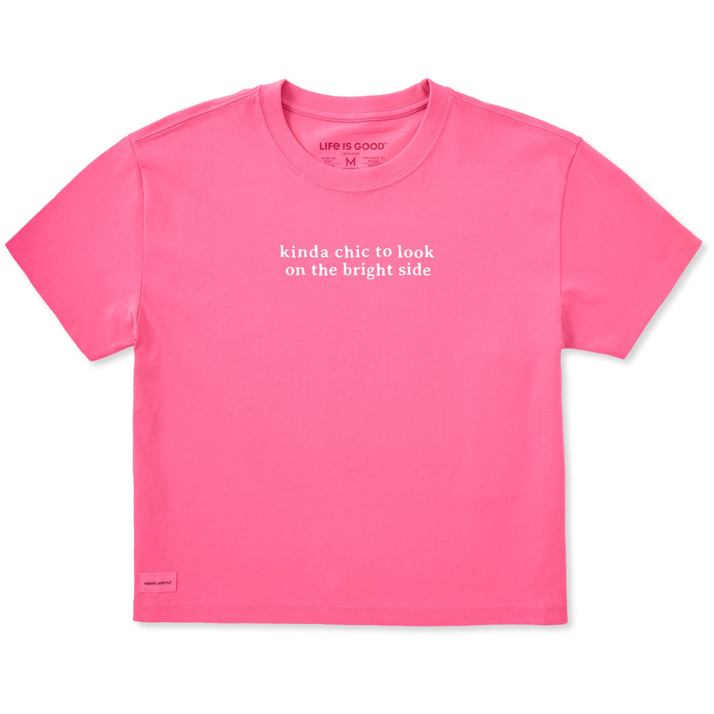 Women's Kinda Chic Bright Side Short Sleeve Crusher Boxy Tee product image 1