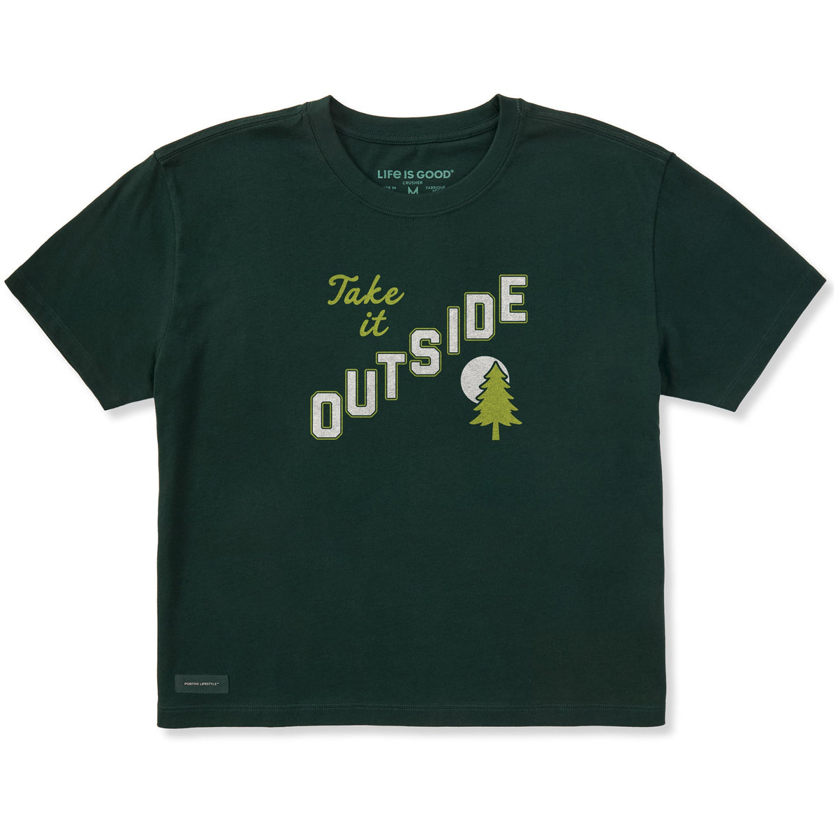 Women's Take It Outside Stepped Short Sleeve Crusher Boxy product image 1