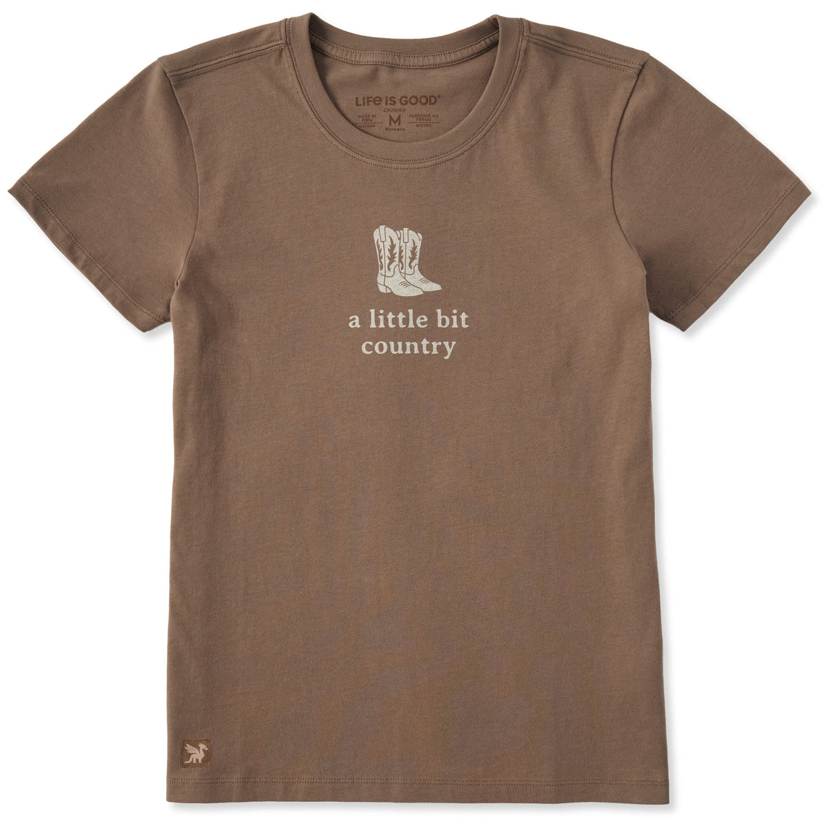 Women's A Little Bit Country Short Sleeve Crusher Tee product image 1