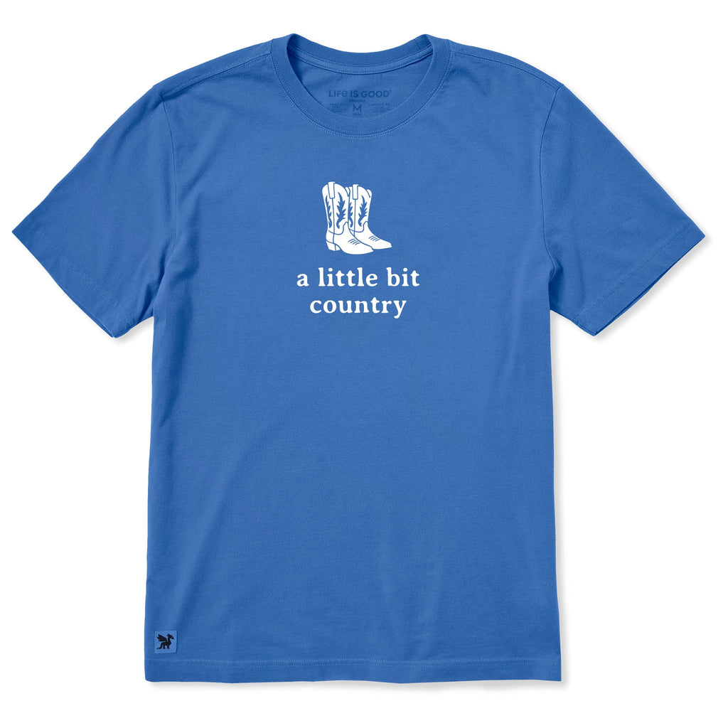Men's A Little Bit Country Short Sleeve Crusher Tee product image 1