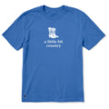 Men's A Little Bit Country Short Sleeve Crusher Tee product image 1