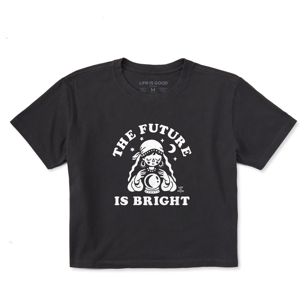 Women's The Future is Bright Short Sleeve Crusher Boxy Tee product image 1