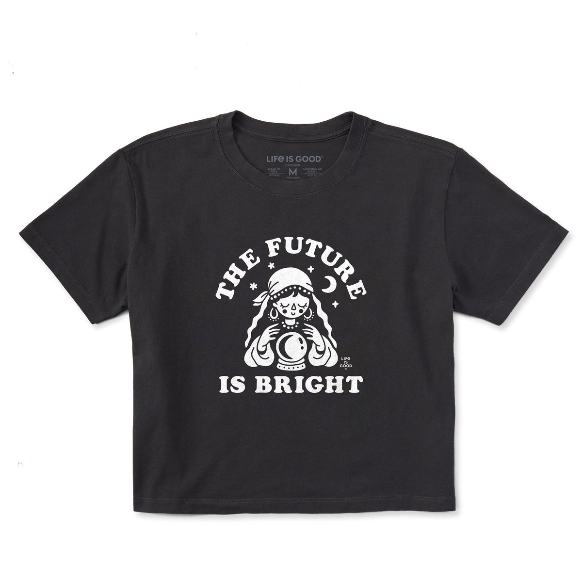 Women's The Future is Bright Short Sleeve Crusher Boxy Tee product image 1