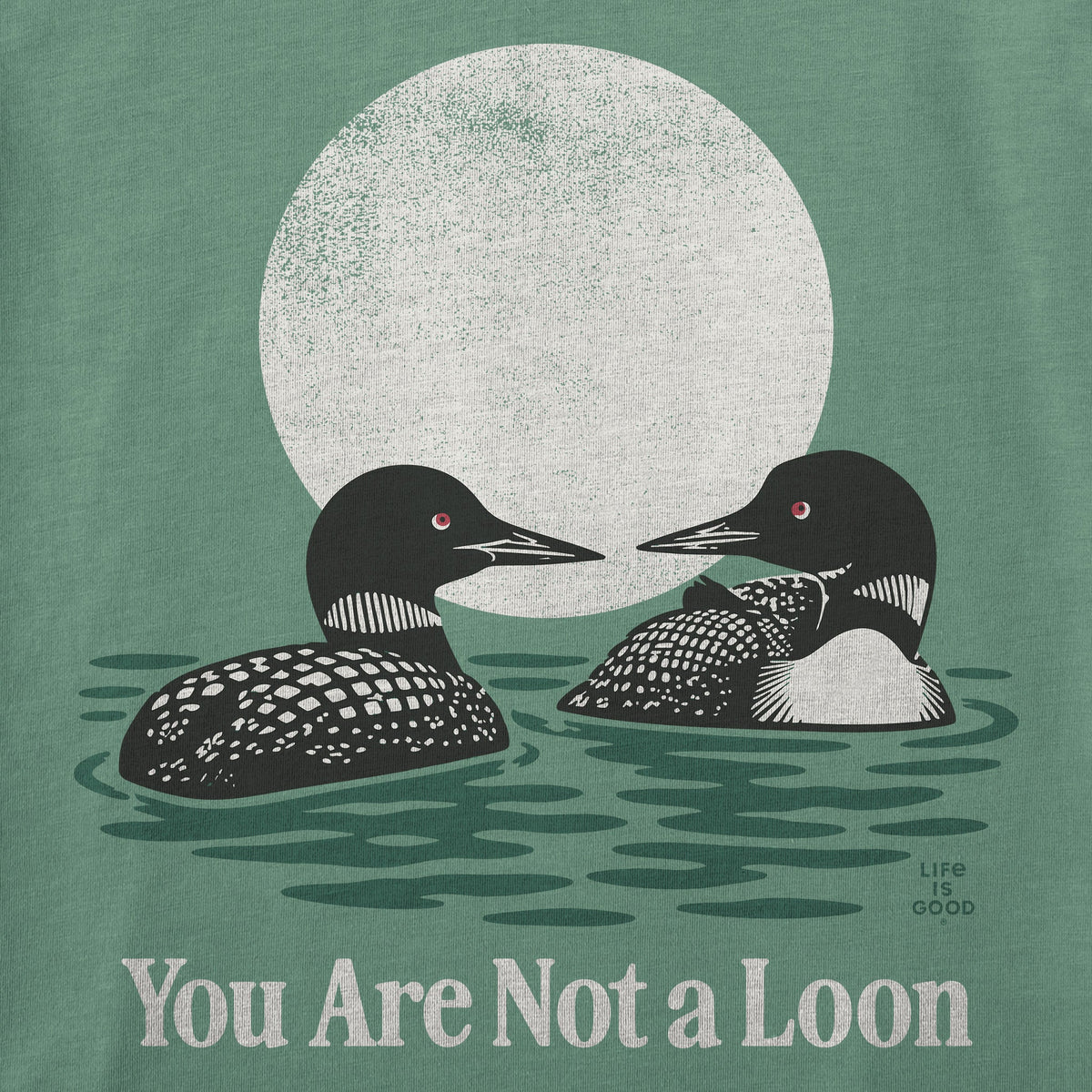 Women's You Are not a Loon Sun Short Sleeve Crusher Boxy Tee product image 2