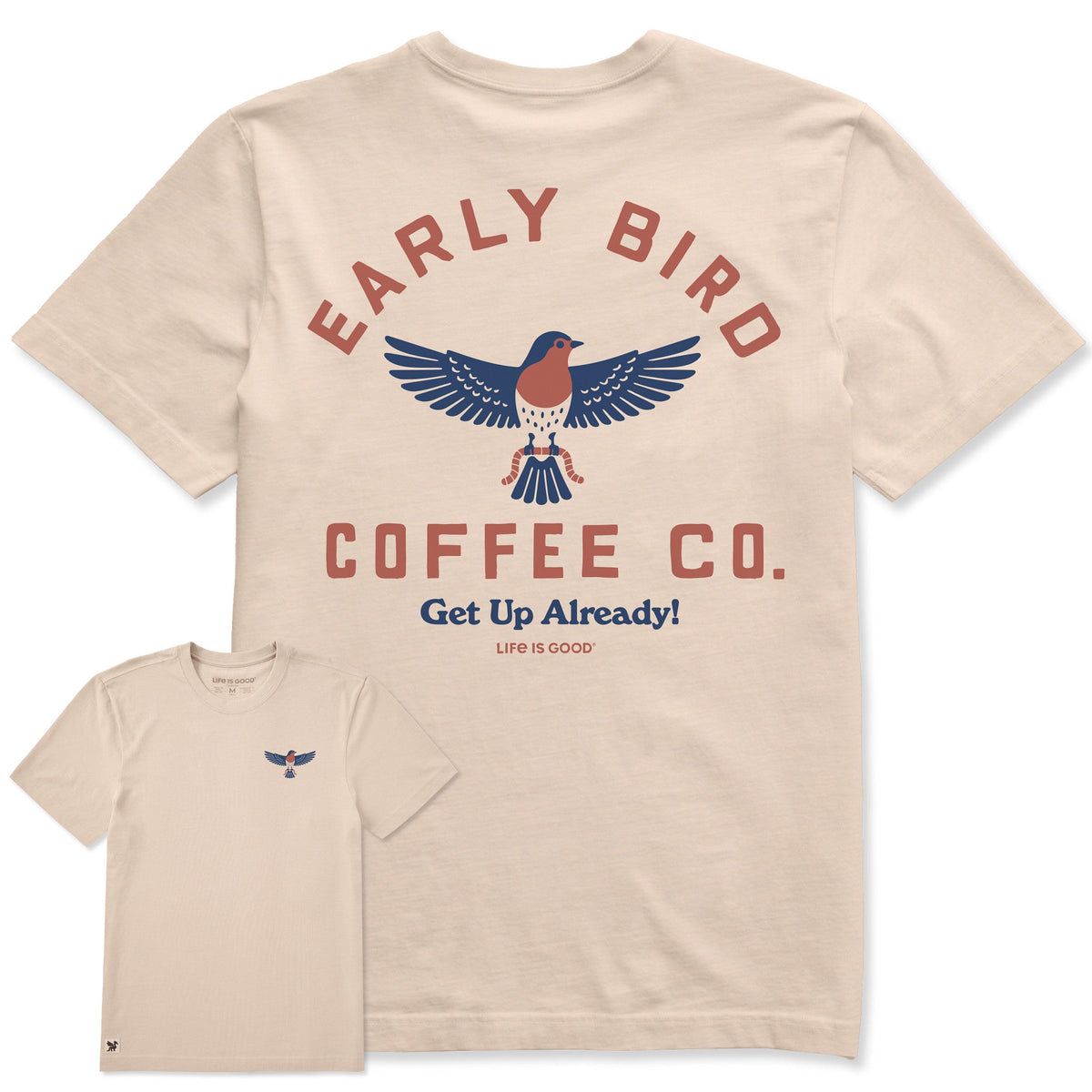 Men's Early Bird Coffee Co. Short Sleeve Crusher Tee product image 1