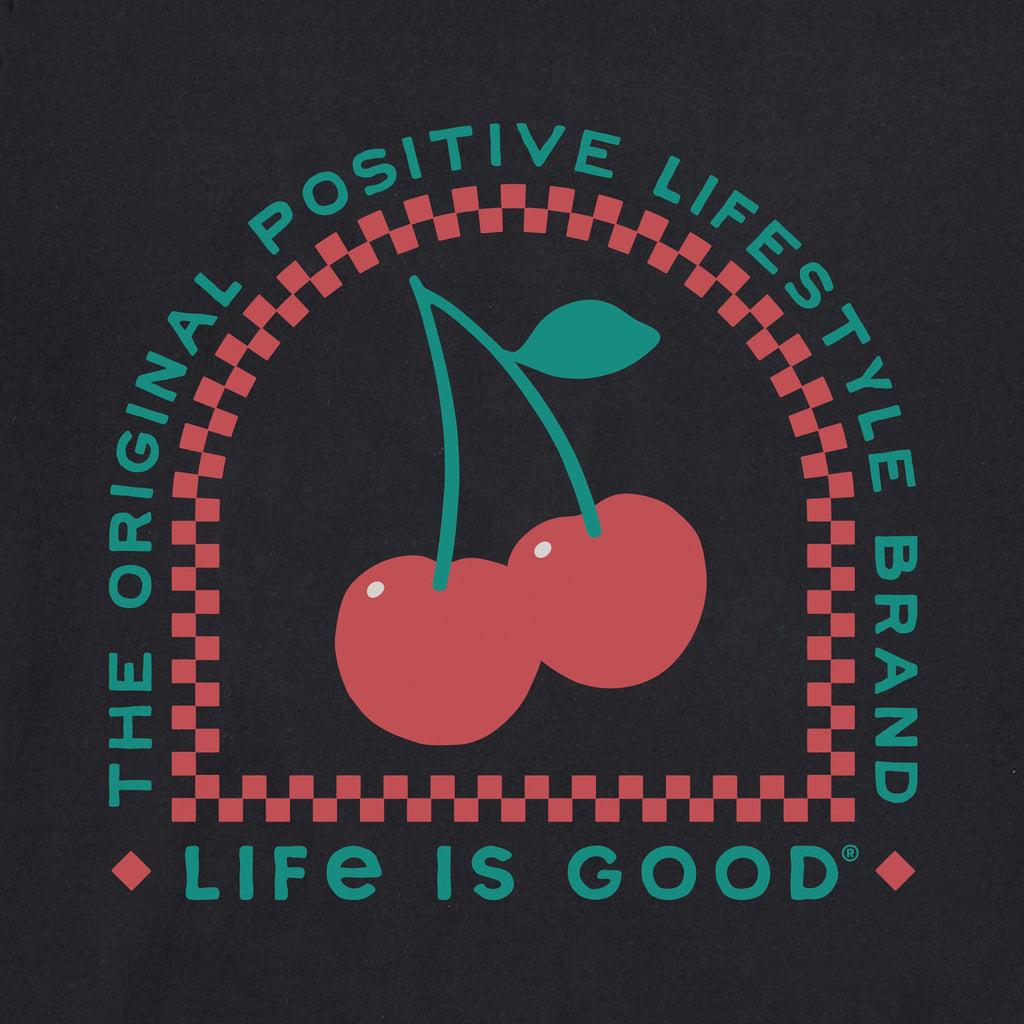 Women's Positive Lifestyle Cherries Short Sleeve Crusher product image 2