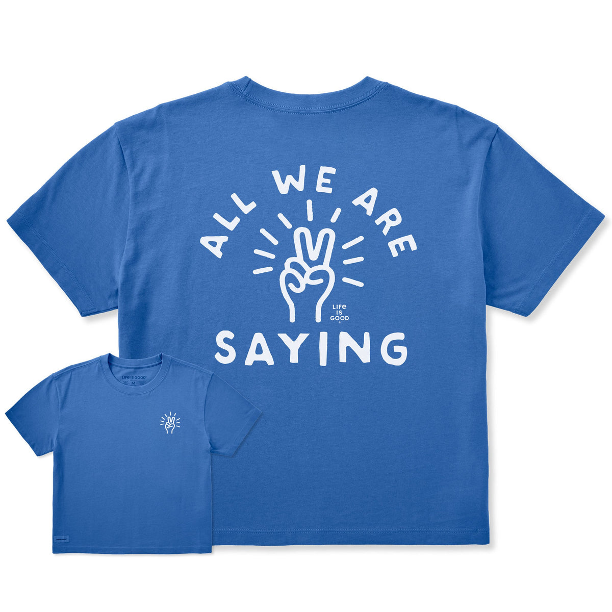 Women's All We Are Saying Short Sleeve Crusher Boxy Tee product image 1